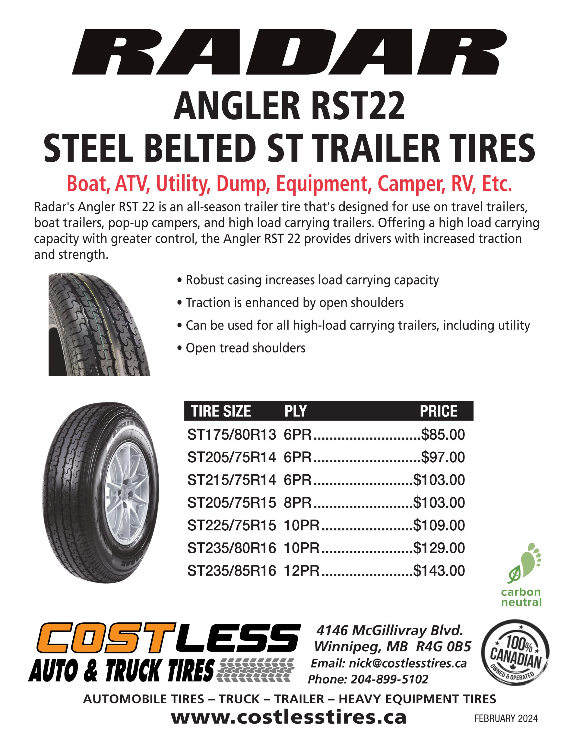 Tire sale discount winnipeg